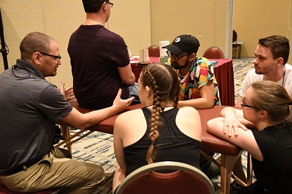 About the AAOJ - picture of student workgroup